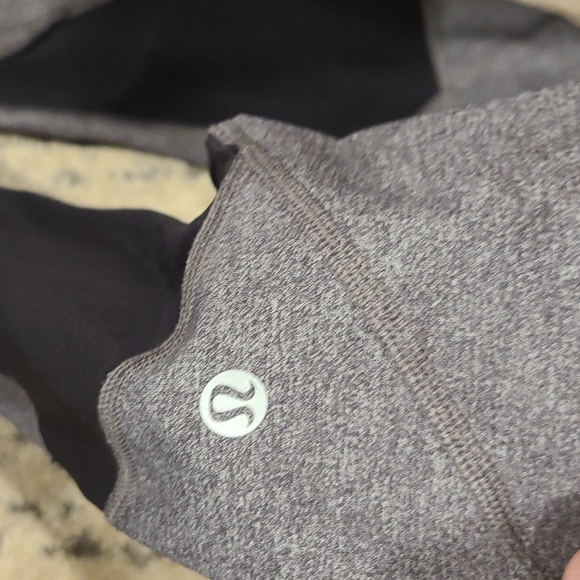 Lululemon Pace Rival Crop *22" Heathered Black / Black - Picture 15 of 16